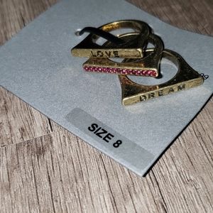 🍎3/$20 Ring set 3 pieces